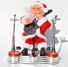Load image into Gallery viewer, Santa Claus Band Christmas Electronic Music Toy
