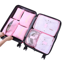 Load image into Gallery viewer, 7 in 1 Foldable Travel Organizer Bag Set
