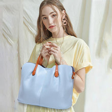 Load image into Gallery viewer, 2 In 1 Leather Shopper Tote Bag
