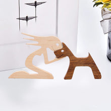 Load image into Gallery viewer, Gift For Pet Lovers - Wood Sculpture Table Ornaments - The Love Between You And Your Fur-Friend
