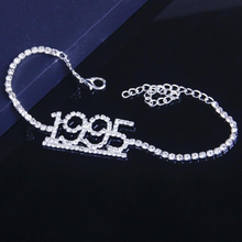 Load image into Gallery viewer, 1985-2020 Birth Year Number Anklet
