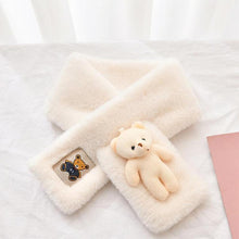 Load image into Gallery viewer, Cute Bear Plush Bib For Adult And Child
