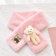 Load image into Gallery viewer, Cute Bear Plush Bib For Adult And Child
