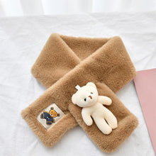 Load image into Gallery viewer, Cute Bear Plush Bib For Adult And Child
