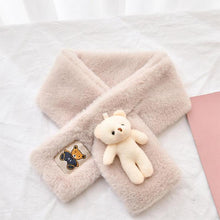Load image into Gallery viewer, Cute Bear Plush Bib For Adult And Child

