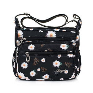 Women's Multi-Pocket Nylon Shoulder Handbag
