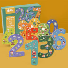 Load image into Gallery viewer, Children Education Wood Puzzle Set
