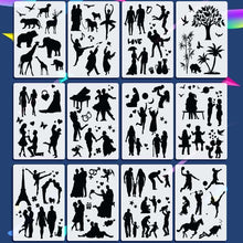 Load image into Gallery viewer, Fast Draw Stencil Art Templates( 12 Sheets/Set )
