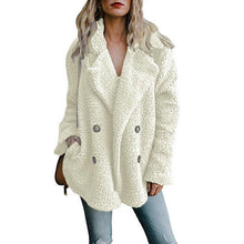 Load image into Gallery viewer, Warm Plush Coat Lapel Jacket
