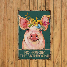 Load image into Gallery viewer, Retro Style Decorative Iron Painting
