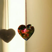 Load image into Gallery viewer, Hanging Heart Suncatcher Prism Crafts
