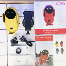 Load image into Gallery viewer, Smart Wireless Auto-Sensing Car Phone Holder Charger
