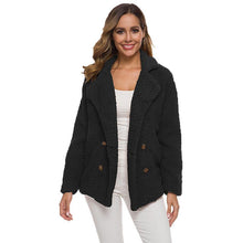 Load image into Gallery viewer, Warm Plush Coat Lapel Jacket
