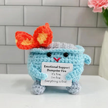 Load image into Gallery viewer, 💖Crochet Dumpster Fire
