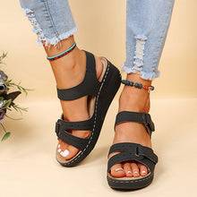 Load image into Gallery viewer, Velcro Roman Style Sandals
