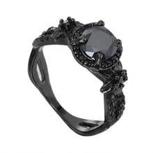 Load image into Gallery viewer, Vintage Black Sapphire Ring
