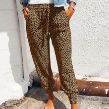 Load image into Gallery viewer, Ladies Casual Drawstring Baggy Pants With Pockets
