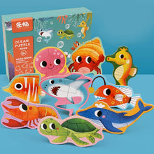 Load image into Gallery viewer, Children Education Wood Puzzle Set
