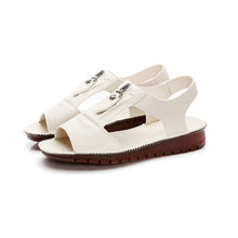 Load image into Gallery viewer, Solid Color Soft Sole Summer Sandals
