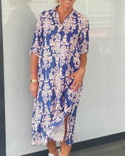 Load image into Gallery viewer, Floral print slit dress

