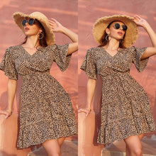 Load image into Gallery viewer, French Printed Chiffon Dress
