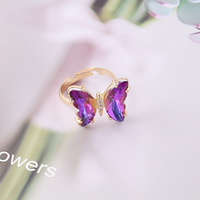 Load image into Gallery viewer, Gradient Butterfly Ring
