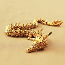 Load image into Gallery viewer, Gold Dragon with Movable Joints
