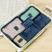 Load image into Gallery viewer, 6 pieces portable luggage packing cubes
