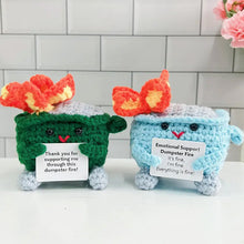 Load image into Gallery viewer, 💖Crochet Dumpster Fire
