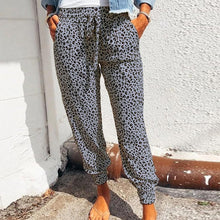 Load image into Gallery viewer, Ladies Casual Drawstring Baggy Pants With Pockets
