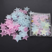 Load image into Gallery viewer, 3D Glowing Stars and Moon Stickers
