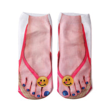 Load image into Gallery viewer, Manicure Print Socks
