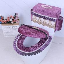 Load image into Gallery viewer, Three-piece Toilet Seat Cushion
