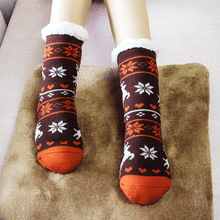 Load image into Gallery viewer, Thermal Fleece Slipper Socks
