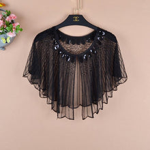 Load image into Gallery viewer, Vintage Women Sequin Cape Dress Shawl
