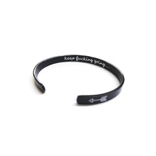 Load image into Gallery viewer, Inner Engraved Inspirational Cuff Bracelet Bangle
