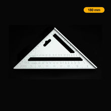 Load image into Gallery viewer, Aluminum Alloy Triangle and Square Ruler

