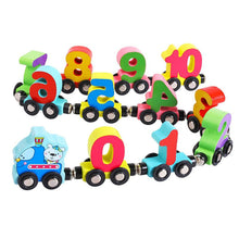 Load image into Gallery viewer, Wooden Digital Train Toy
