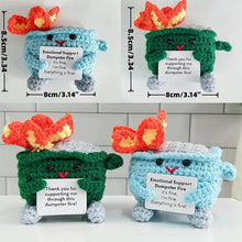 Load image into Gallery viewer, 💖Crochet Dumpster Fire
