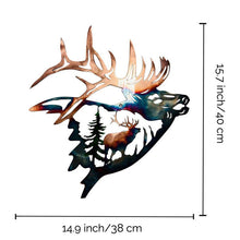 Load image into Gallery viewer, Rustic Style Wild Animals Metal Wall Decoration Art
