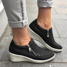Load image into Gallery viewer, Women Sleeve travel shoes wedge heel casual
