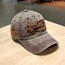 Load image into Gallery viewer, Alphabet Embroidered Peaked Cap
