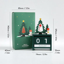 Load image into Gallery viewer, Calendar Block - Wooden Perpetual Desk Calendar
