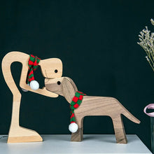 Load image into Gallery viewer, Gift For Pet Lovers - Wood Sculpture Table Ornaments - The Love Between You And Your Fur-Friend
