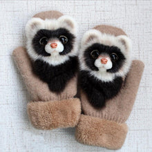 Load image into Gallery viewer, Cute Winter Animal Gloves
