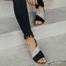 Load image into Gallery viewer, Women Daily Low Heel Panel Sandals
