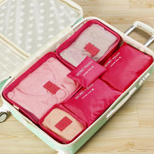 Load image into Gallery viewer, 6 pieces portable luggage packing cubes
