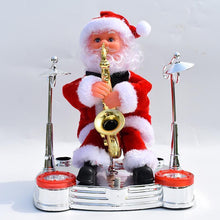 Load image into Gallery viewer, Santa Claus Band Christmas Electronic Music Toy
