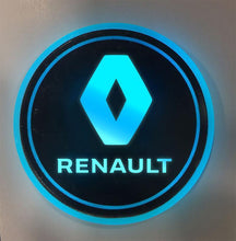 Load image into Gallery viewer, 7 Colors Led Changing USB Charging Car Logo Cup Lights up Holder
