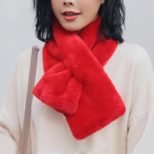 Load image into Gallery viewer, Faux Fur Crossover Scarf
